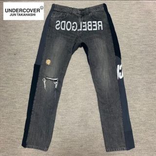 アンダーカバー(UNDERCOVER)のUNDERCOVER REBELGODS 魔女期 再構築 スウェット デニム(デニム/ジーンズ)