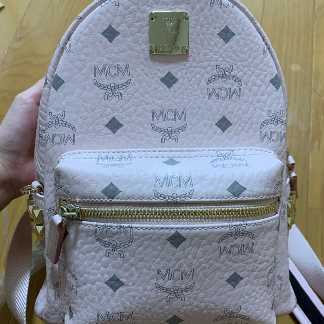 MCM バックパック パウダーピンク