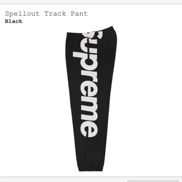 supreme Spellout Track Pant / Black