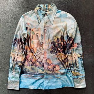 グリモワール(Grimoire)の70's Vintage Printed poly shirt(シャツ/ブラウス(長袖/七分))