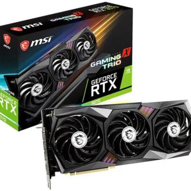 MSI GeForce RTX 3070 GAMING X TRIOグラボ