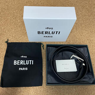 ベルルッティ(Berluti)のベルルッティ レザーベルト シグネチャー キャンバス 35mm(ベルト)