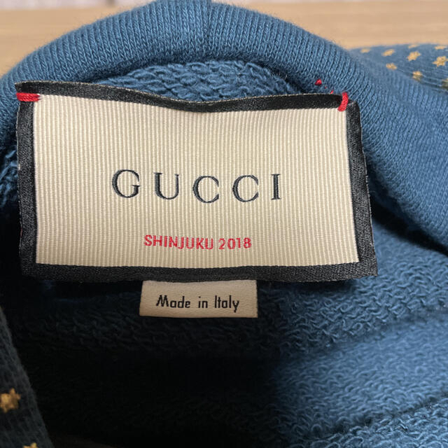 Gucci(グッチ)のGUCCI  パーカー　正規品　領収書　紙タグ有り メンズのトップス(パーカー)の商品写真