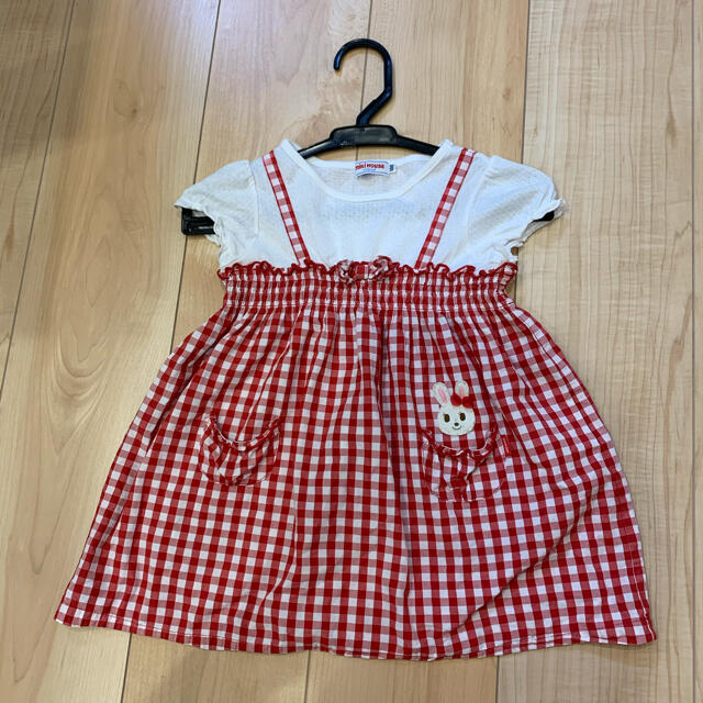 mikihouse(ミキハウス)のミキハウス　うさこ　ワンピース♡ キッズ/ベビー/マタニティのキッズ服女の子用(90cm~)(ワンピース)の商品写真