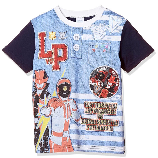 ルパンレンジャーVSパトレンジャー Tシャツ キッズ/ベビー/マタニティのキッズ服男の子用(90cm~)(Tシャツ/カットソー)の商品写真