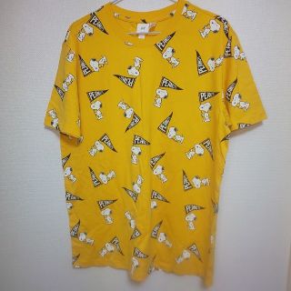 エイチアンドエム(H&M)の最終値下げ新品★H&M★peanutsプリントTシャツM(Tシャツ/カットソー(半袖/袖なし))