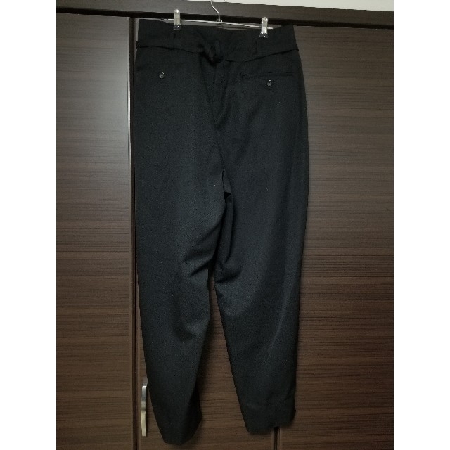 JOHN LAWRENCE SULLIVAN(ジョンローレンスサリバン)のSOSHIOTSUKI 20ss OFFICER TROUSERS BLACK  メンズのパンツ(スラックス)の商品写真