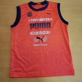 プーマ(PUMA)の美品140☆プーマPUMAタンクトップ☆オレンジ(Tシャツ/カットソー)