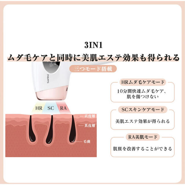 【新品】Sarlisi Hair Removal IPL光脱毛器 Ai01 2