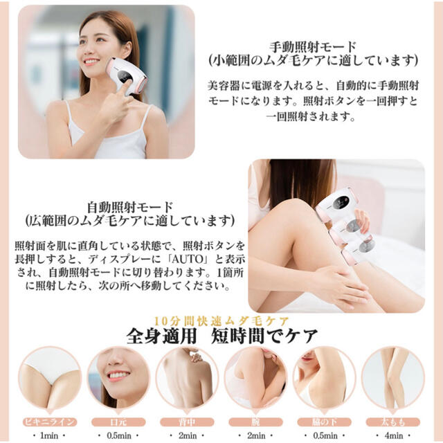 【新品】Sarlisi Hair Removal IPL光脱毛器 Ai01 4