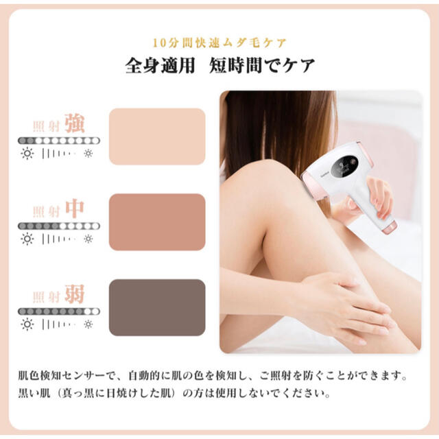 【新品】Sarlisi Hair Removal IPL光脱毛器 Ai01 7