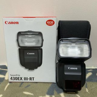 キヤノン(Canon)の【美品！】Canon Speedlite 430EX Ⅲ-RT キャノン (ストロボ/照明)