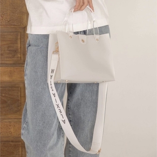 アリシアスタン(ALEXIA STAM)のアリシアスタン ショルダー バッグ White Clear Handle Bag(ショルダーバッグ)