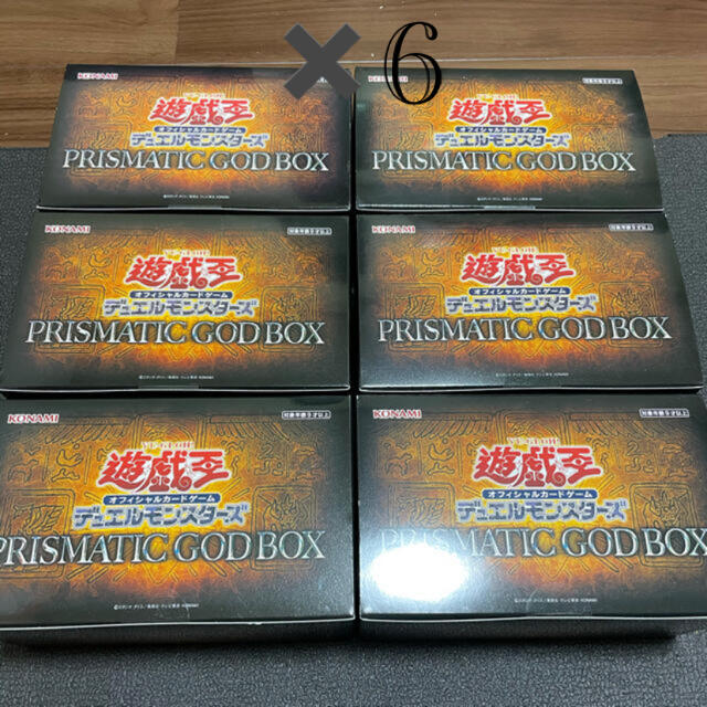遊戯王 【未開封】OCG PRISMATIC GOD BOX 6セット