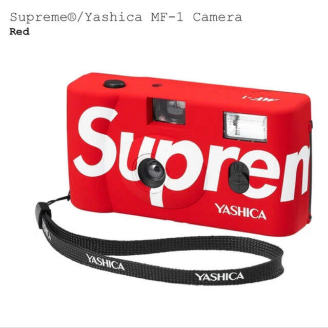 supreme  yashica red camera シュプリームスマホ/家電/カメラ