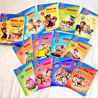 ボーネルンド(BorneLund)の【新品】パウパトロール 英語絵本12冊,BOX付き paw patrol 知育(絵本/児童書)