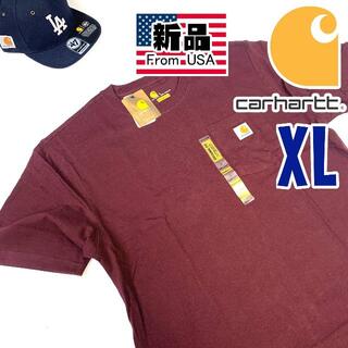 カーハート(carhartt)の新品 Carhartt カーハート K87ポケット付き Tシャツ ポート XL(Tシャツ/カットソー(半袖/袖なし))