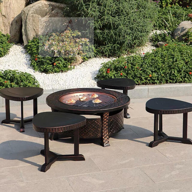 屋外ストーブ 炭ストーブ焚き火台バーベキューストーブ BBQ 室内 屋外ストーブ 炭ストーブ焚き火台バーベキューストーブ BBQ 室内