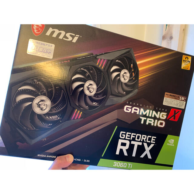 msi GeForceRTX3060Ti GAMING X TRIOPCパーツ