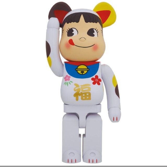 BE@RBRICK ベアブリック 招き猫 ペコちゃん 福 1000％エンタメ/ホビー