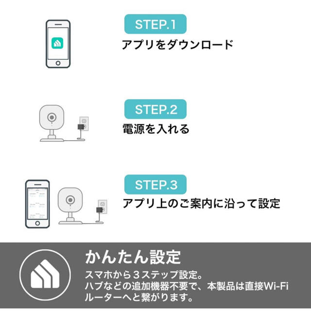 送料込み　Alexa認定TP-Link Kasa ネットワークカメラ KC100