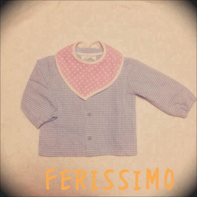 FELISSIMO(フェリシモ)のよすむん様＊専用出品♡コーデセット2点 キッズ/ベビー/マタニティのベビー服(~85cm)(カバーオール)の商品写真