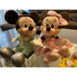 Disney - ミッキー ミニー ウェルカムドール ウェディング ぬいぐるみ ...