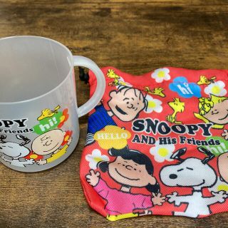 スヌーピー(SNOOPY)のスヌーピーコップ、巾着セット(キャラクターグッズ)