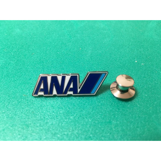 ANA カラーロゴピン　バッジ　全日空　トリトンカラー　モヒカンブルー　トリトン(航空機)