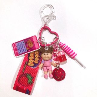 ❤️ strawberry girl ❤️ ジャラジャラキーホルダー(キーホルダー/ストラップ)