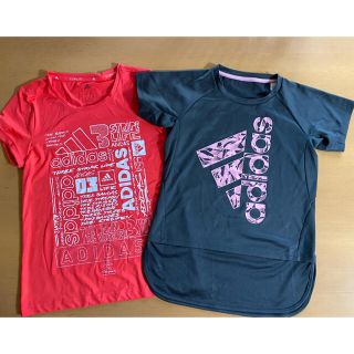 アディダス(adidas)のadidasアディダス   トレーニングTシャツ半袖女の子150部活スポーツ(Tシャツ/カットソー)