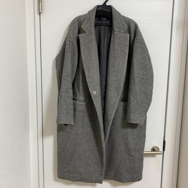 【ウール】【relume】レリューム(38)ロングコート チェスターコート