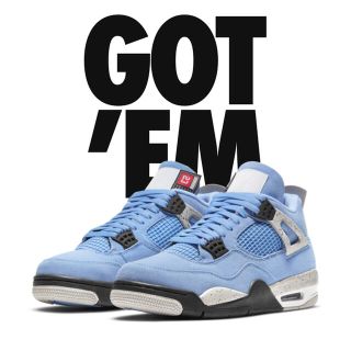 ナイキ(NIKE)のAir Jordan 4 University Blue 27.0cm(スニーカー)