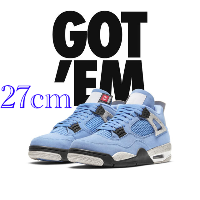 Air Jordan 4 University Blue 27.0cm