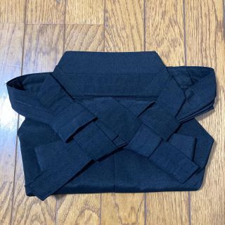 剣道袴　子供用20号　身長目安140㎝前後　黒色　名前刺繍ナシ(相撲/武道)