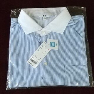 ユニクロ(UNIQLO)のドライシャツカラー  ポロシャツ(半袖) XL(ポロシャツ)