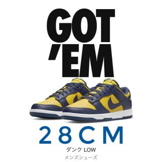 ナイキ(NIKE)のNike Dunk High Michigan ナイキ ダンク　ミシガン(スニーカー)