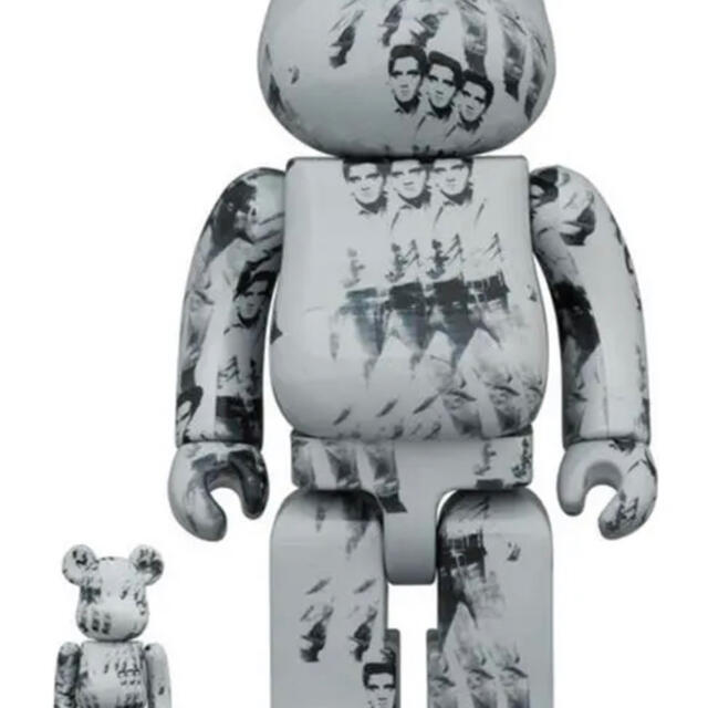 BE@RBRICK Andy Warhol × ELVIS PRESLEY