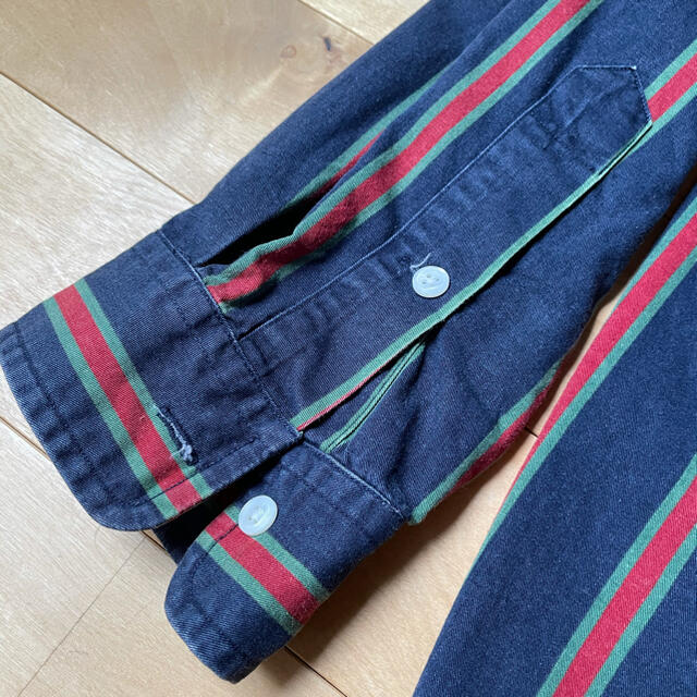 Ralph Lauren(ラルフローレン)の【値下げ】古着　ラルフローレン　マルチカラーストライプ　BDシャツ メンズのトップス(シャツ)の商品写真