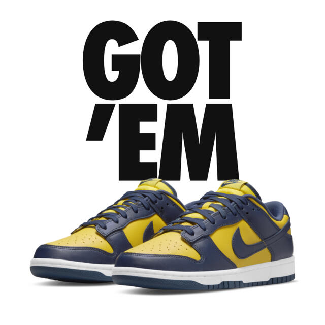 Nike Dunk Low “Michigan” 27.0cm 新品未使用