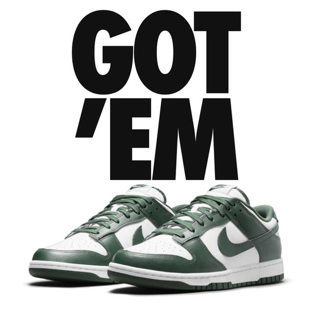 NIKE DUNK LOW "VARSITY GREEN"靴/シューズ