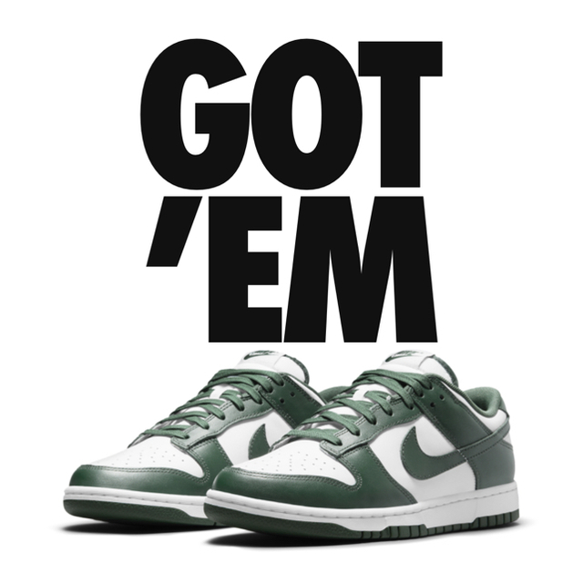 NIKE DUNK LOW "TEAM GREEN" 26.5cm