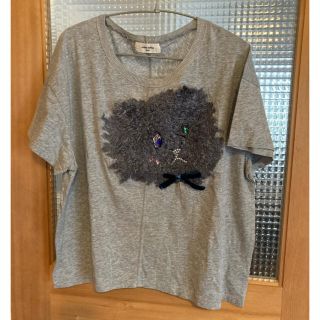 送料無料　タグ付　スーパーハッカ　リネン混　半袖Tシャツ　花柄