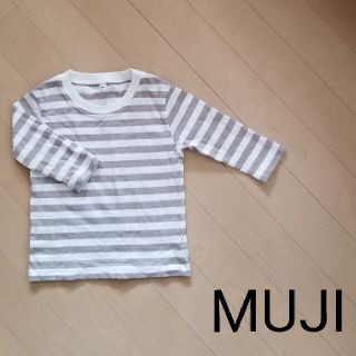 ムジルシリョウヒン(MUJI (無印良品))のMUJI 無印良品 ロンT 長袖　カットソー　80(Ｔシャツ)