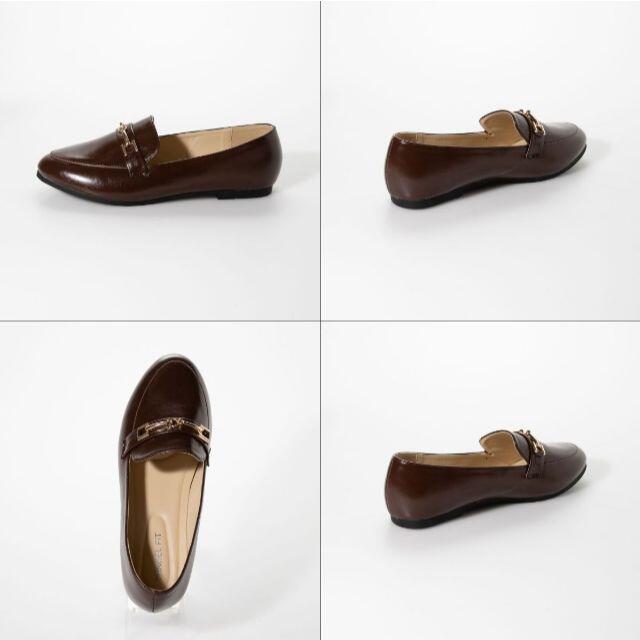 【新品 未使用】パンプス 23.5cm ブラウン 茶色 20443 レディースの靴/シューズ(ハイヒール/パンプス)の商品写真