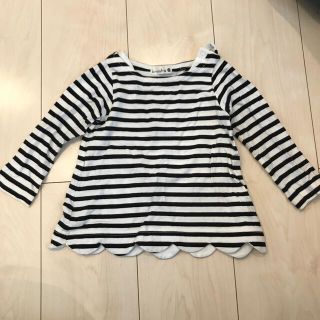 ブランシェス(Branshes)のブランシェス　ボーダー　Tシャツ　カットソー　長袖　90 (Tシャツ/カットソー)