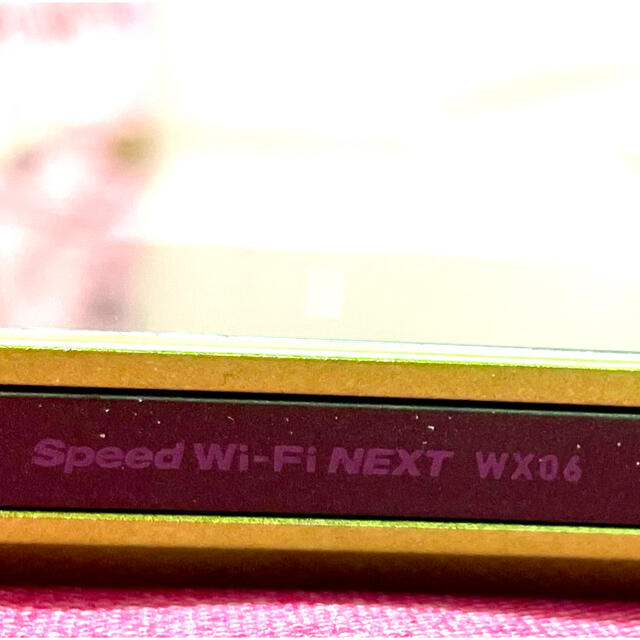 NEC(エヌイーシー)のWiWax2+ Speed wifi NEXT WX06 楽天 スマホ/家電/カメラのPC/タブレット(PC周辺機器)の商品写真