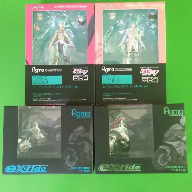 figma 初音ミク レーシングセット 未開封 グットスマイル レーシング