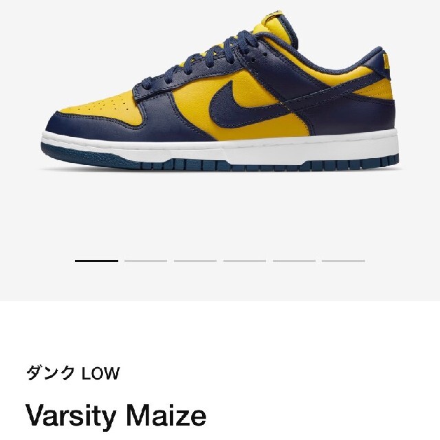 NIKE DUNK Michigan ナイキ ダンク バーシティメイズ