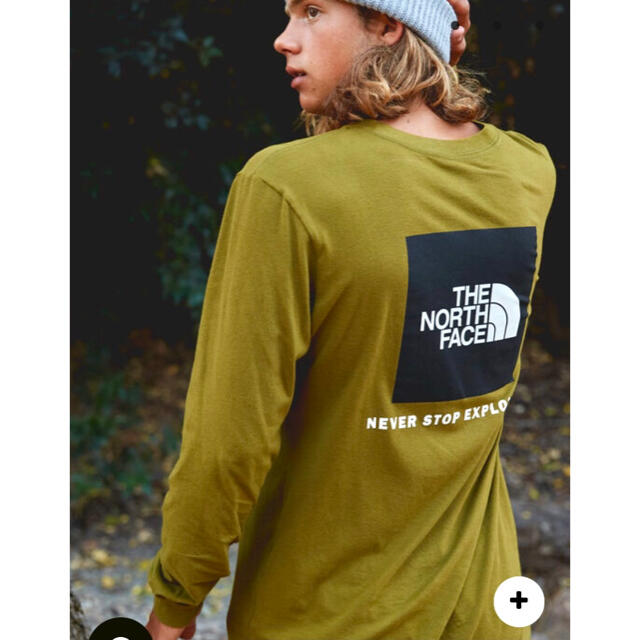 THE NORTH FACE(ザノースフェイス)のpoyo26さん専用 新品 ノースフェイス BOX ロンT モスグリーン メンズのトップス(Tシャツ/カットソー(七分/長袖))の商品写真